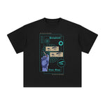 Young Blood Never Sleep Abstract Graphic Tee-INNBLAC Fashion Apparel