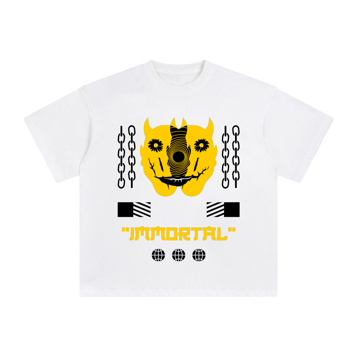 lmmortal Abstract Art Graphic T Shirt-INNBLAC Fashion Apparel