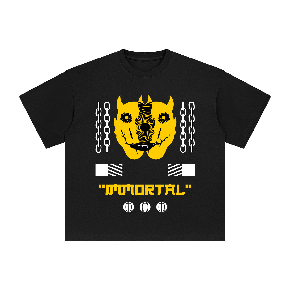 lmmortal Abstract Art Graphic T Shirt-INNBLAC Fashion Apparel