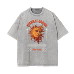 Faded Cotton Summer Vacation Graphic Tee