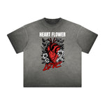 Camiseta con estampado de vacaciones de verano de peso pesado