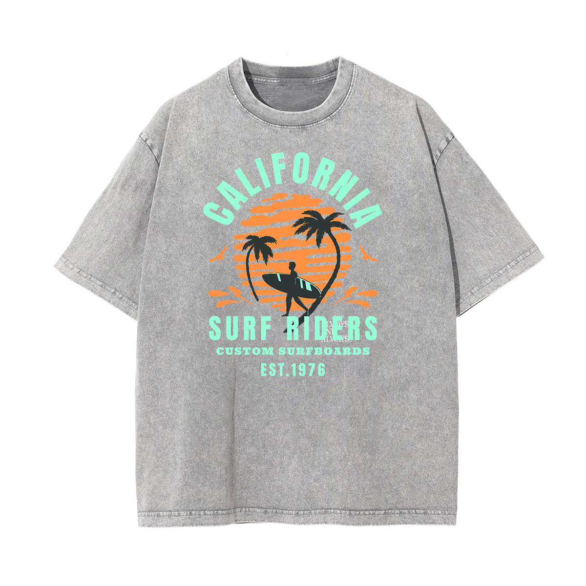 Faded Cotton Summer Vacation Graphic Tee