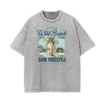 Faded Cotton Summer Vacation Graphic Tee