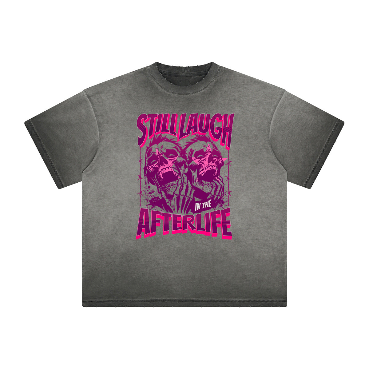 Abstract Artistic Vintage Frayed Graphic Tee