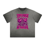 Abstract Artistic Vintage Frayed Graphic Tee