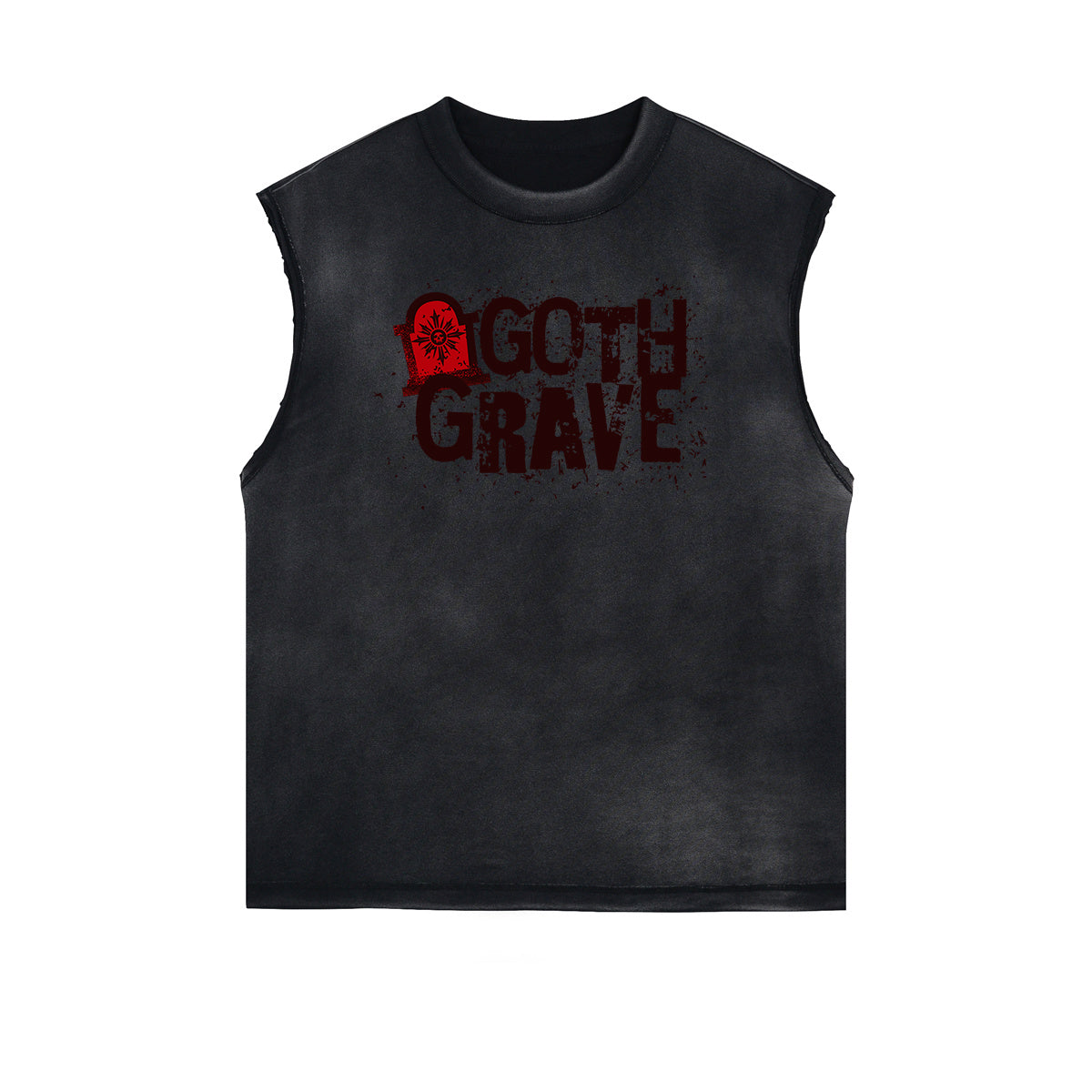 Gothic Style Graphic Muscle Tank