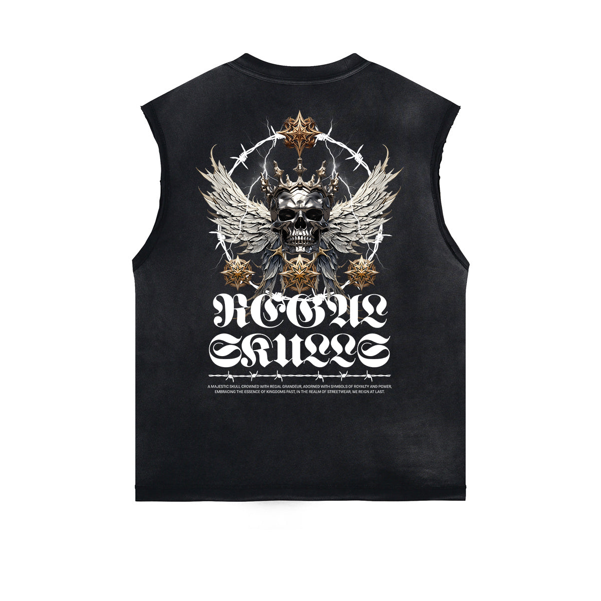 Gothic Style Graphic Muscle Tank