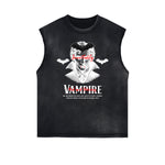 Gothic Style Graphic Muscle Tank