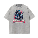 Washed Crusades Graphic Cotton Tee
