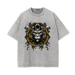 Stone Wash African Totem T Shirt