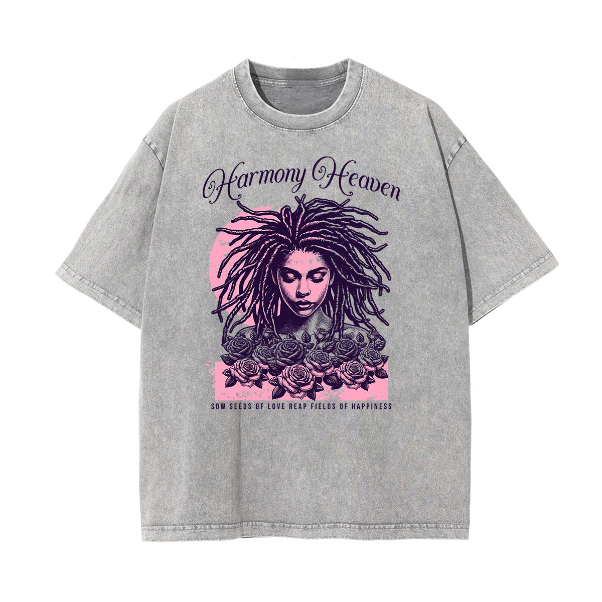 Stone Wash African Totem T Shirt