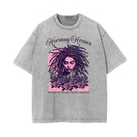 Stone Wash African Totem T Shirt