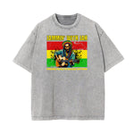 Stone Wash African Totem T Shirt