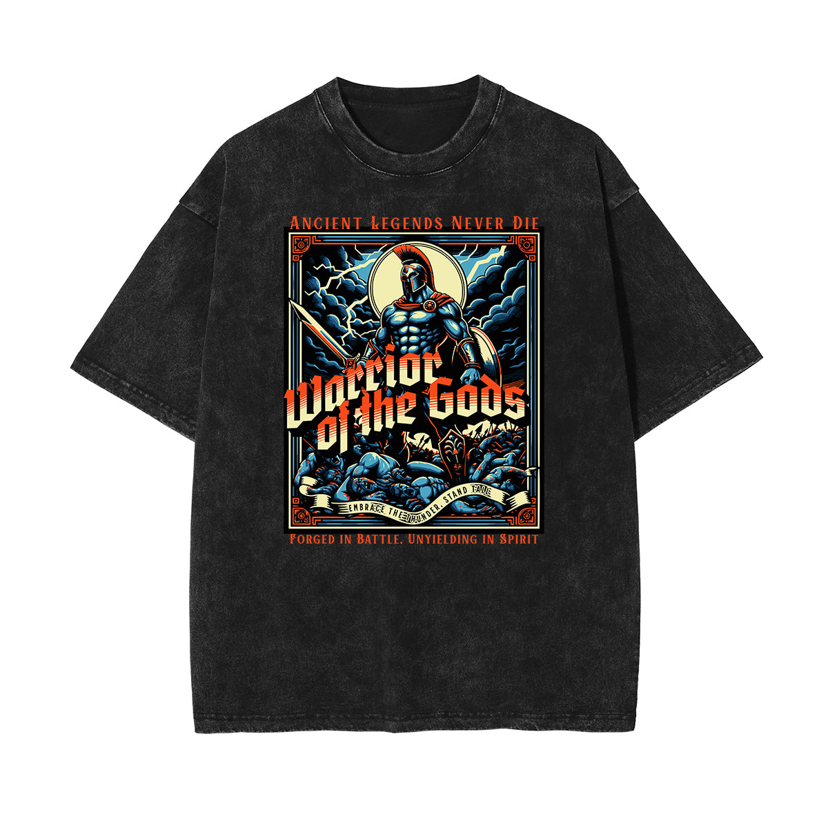 Washed Gods & Faith Graphic Cotton Tee