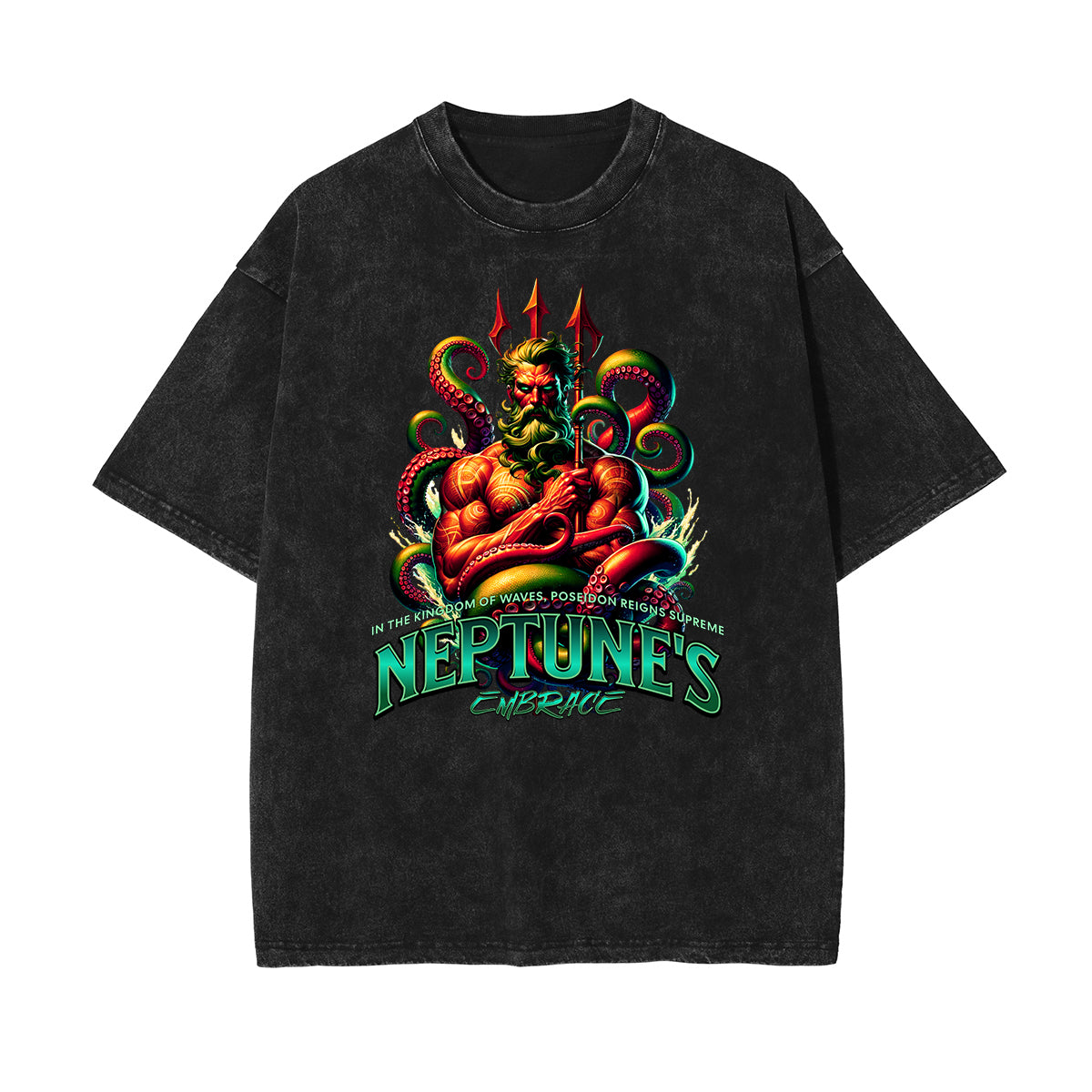 Washed Gods & Faith Graphic Cotton Tee