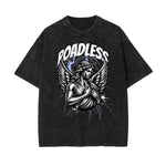 Washed Fallen Angel Graphic Cotton Tee