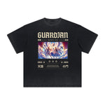 Thick Faded Fallen Angel Graphic T Shirt