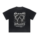 Thick Faded Graffiti Graphic T Shirt