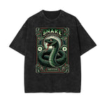 Washed Chinese Zodiac Graphic Cotton Tee