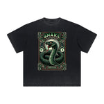 Thick Faded Chinese Zodiac Graphic T Shirt