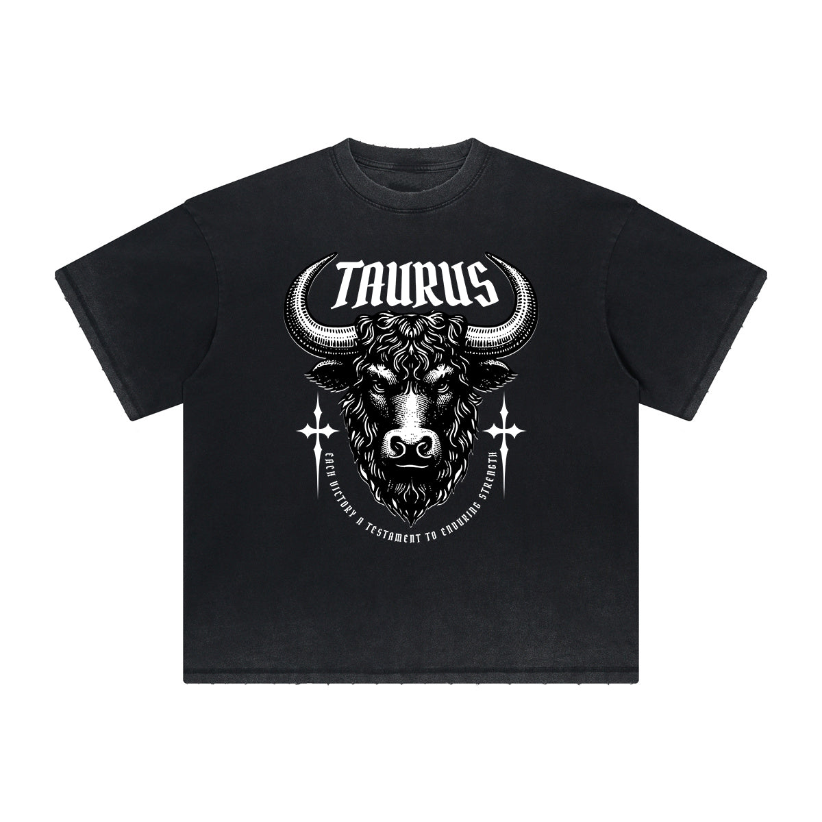 Thick Faded Chinese Zodiac Graphic T Shirt