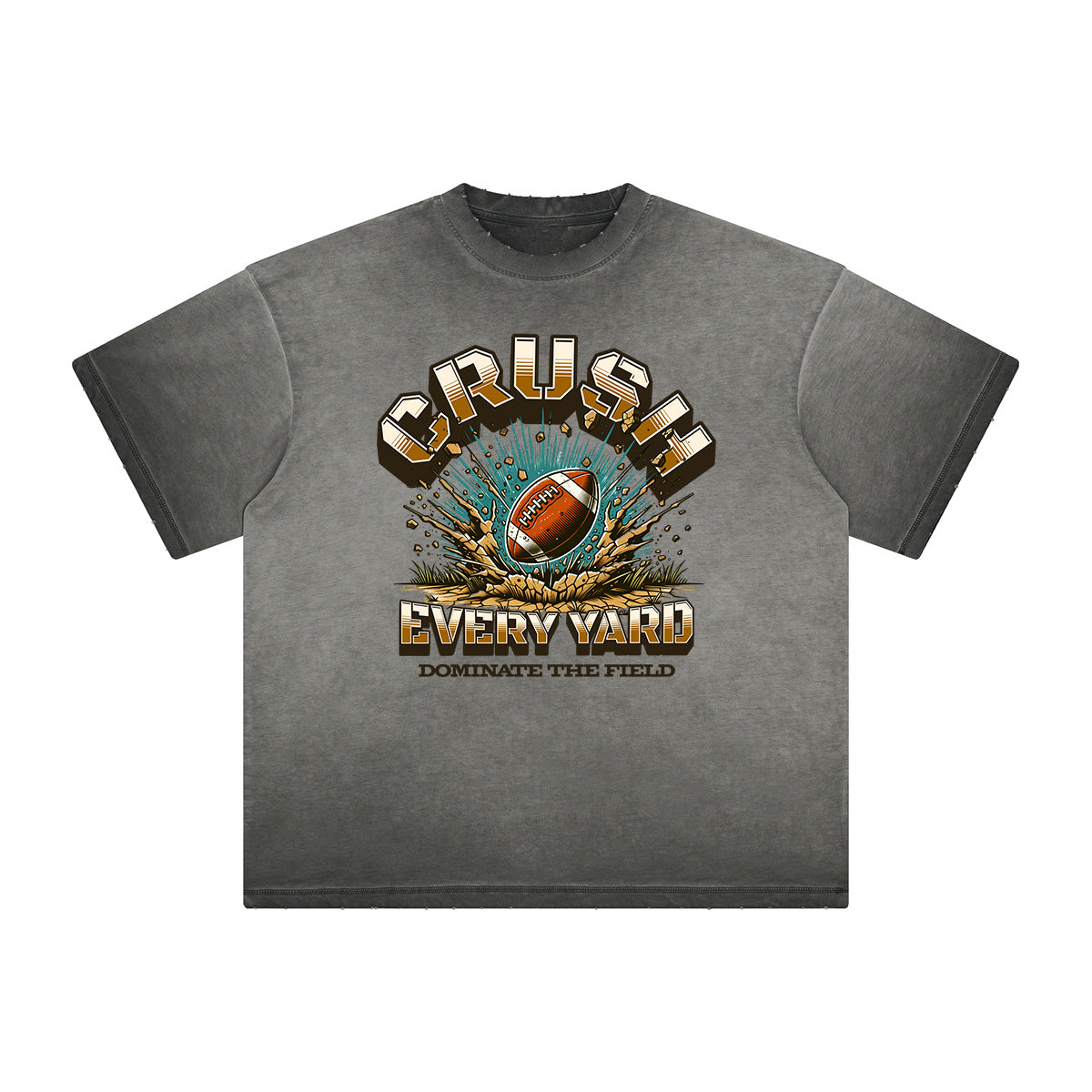 Thick Faded Retro Revival Graphic T Shirt