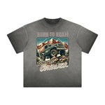 Thick Faded Retro Revival Graphic T Shirt