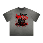 Vintage Frayed Abstract Art Pattern Tee