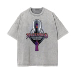 Stone Wash Abstract Art Pattern T Shirt