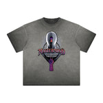 Vintage Frayed Abstract Art Pattern Tee