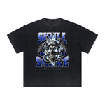 Vintage Frayed Snake Pattern Tee