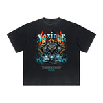 Vintage Frayed Snake Pattern Tee