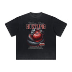 Vintage Frayed Snake Pattern Tee