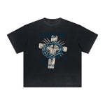 Thick Faded Jesus Graphic T Shirt