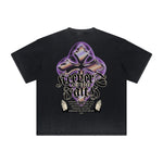 Thick Faded Jesus Graphic T Shirt