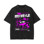 Washed Red Lips Graphic Cotton Tee