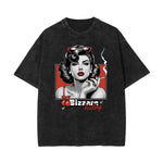 Washed Red Lips Graphic Cotton Tee