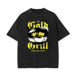 Washed Red Lips Graphic Cotton Tee