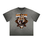Vintage Frayed Tiger Pattern Tee