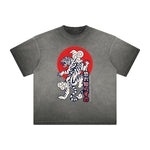 Vintage Frayed Tiger Pattern Tee