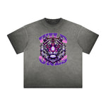 Vintage Frayed Tiger Pattern Tee