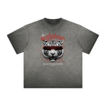 Vintage Frayed Tiger Pattern Tee