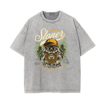 Washed Holiday Graphic Cotton Tee