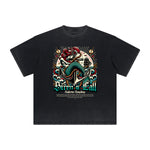 Thick Faded Holiday Graphic T Shirt