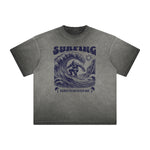 Vintage Frayed Holiday Pattern Tee