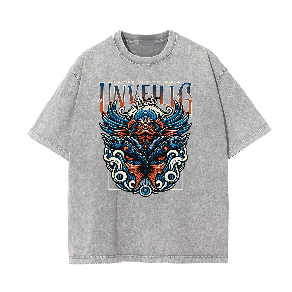 Washed Holiday Graphic Cotton Tee