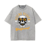 Washed Holiday Graphic Cotton Tee