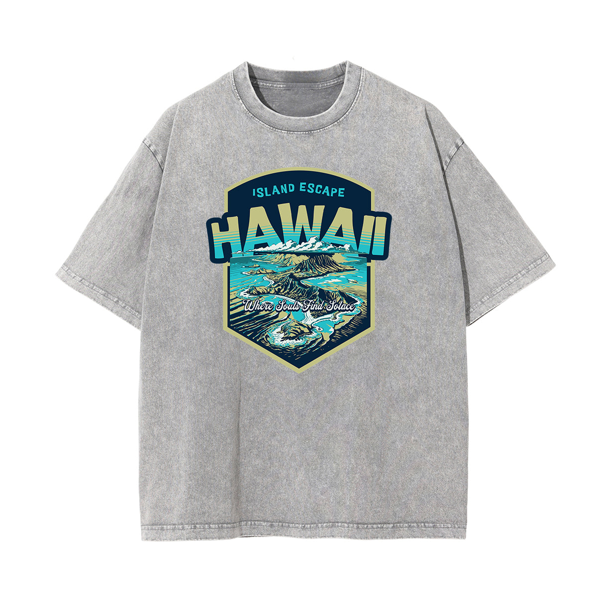 Washed Holiday Graphic Cotton Tee