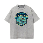 Washed Holiday Graphic Cotton Tee