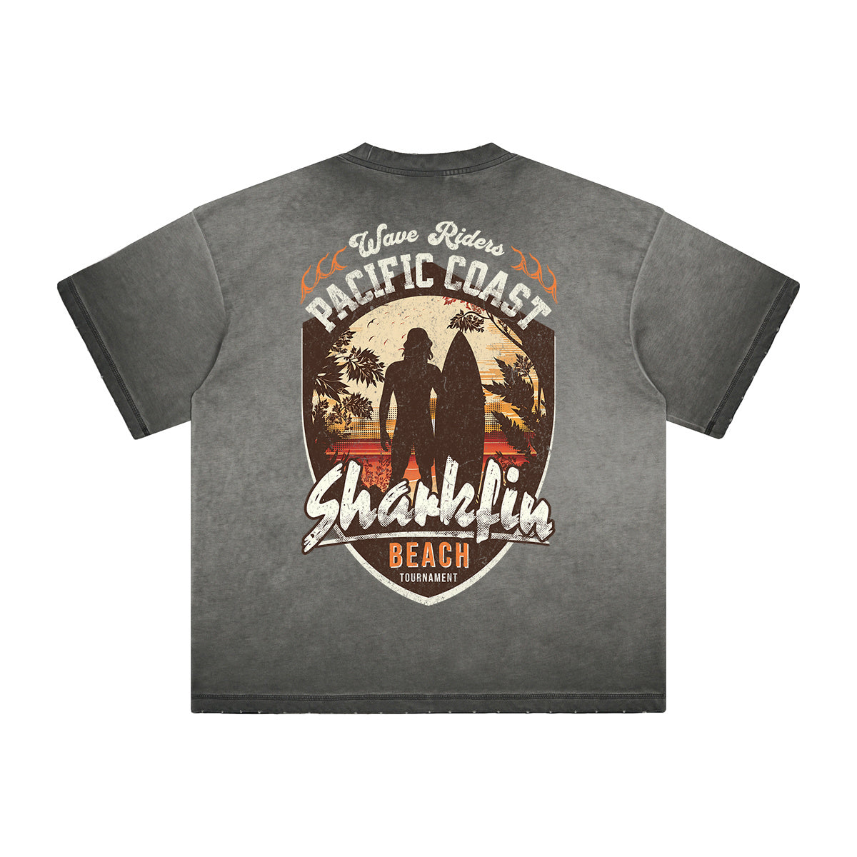 Vintage Frayed Holiday Pattern Tee